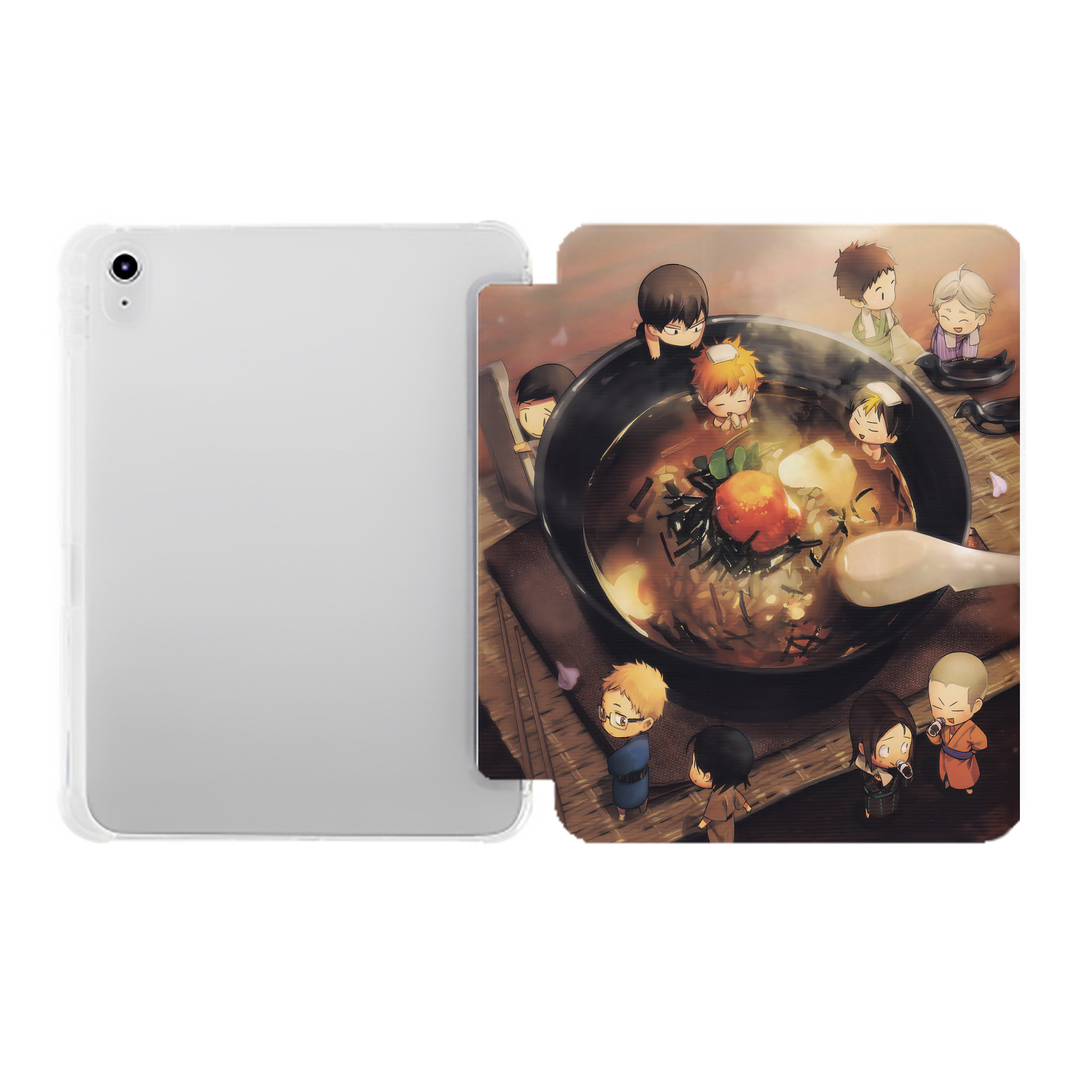 （画像用） ハイキュー!! Haikyu!! IPad ケース ペン収納付き 三つ折りスタンド PUレザー×シリコン 対応機種9.5/10.5/10.9インチ